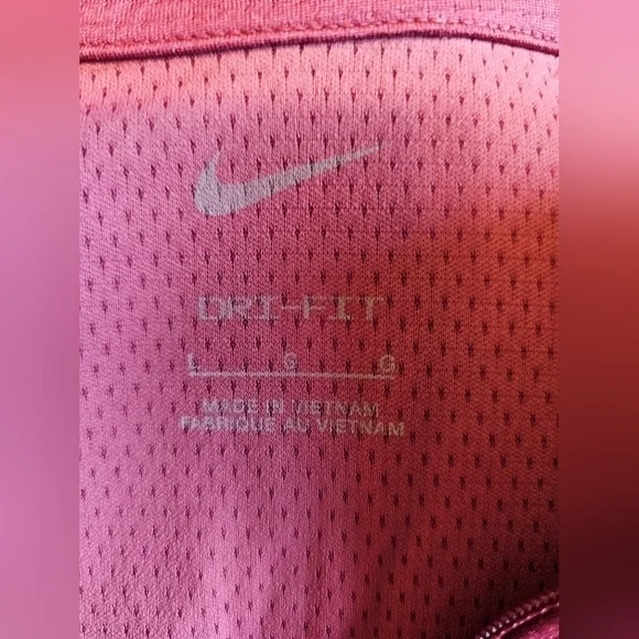 Nike Dry Training Long Sleeve Half Zip football Top Womens Large - Picture 4 of 4